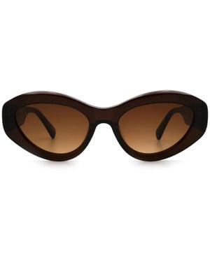 Chimi 09 Cat-Eye-Sonnenbrille - Braun