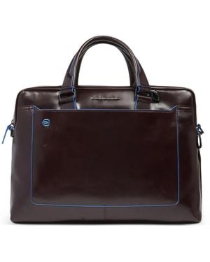 Piquadro Personalizable Laptop Bag - Black