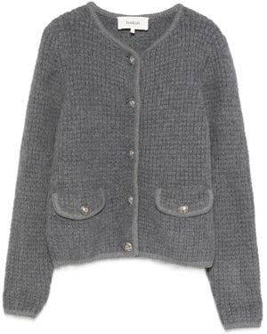 Ba&sh Cardigan Boutonné Harry À Poches - Grey
