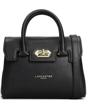 Lancaster Small Milano Cosmos Logo-Detail Leather Handbag - Black