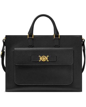 Versace Medusa Biggie Briefcase - Black