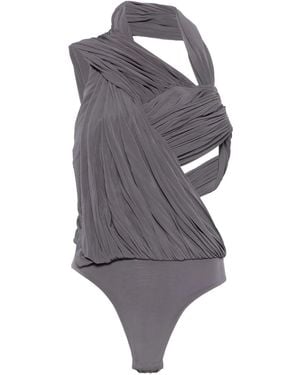 Christopher Esber Swept Drape Body - Grau