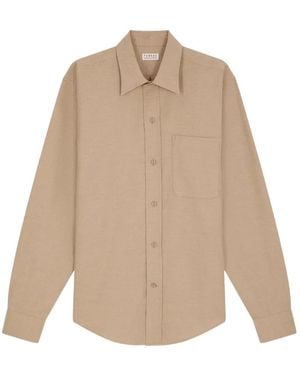 Fursac Chemise Boutonnée À Poche Poitrine - Natural