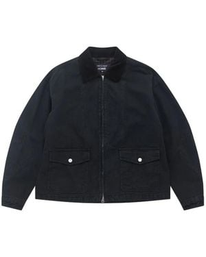 Comme des Garçons Corduroy Panelled Jacket - Blue
