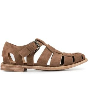 Officine Creative Archive 521 Leather Sandals - Brown
