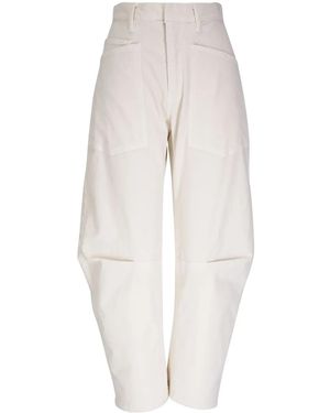 Nili Lotan Dart-Detailing Trousers - White