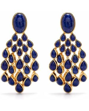 Aurelie Bidermann Lapis Lazuli Cherokee Earrings - Blue