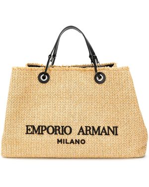 Emporio Armani Shopping Bag - Brown