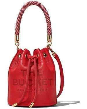 Marc Jacobs The Bucket Handbags, Leather - Red