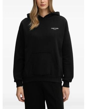 La Mania Oberteil mit Kapuze - Schwarz