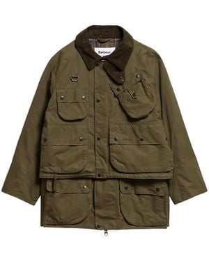 Barbour Multi-Pocket Layered Jacket - Green