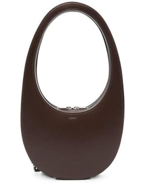 Coperni Swipe Leather Shoulder Bag - Brown