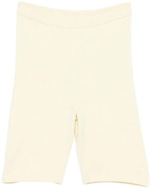 Bompard Elasticated-Waist Shorts - Natural