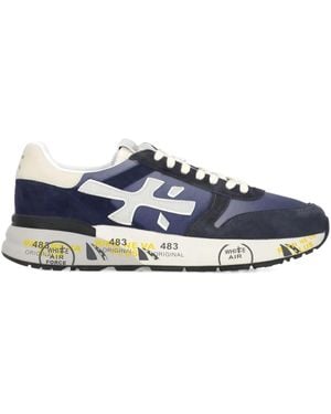 Premiata Mick パネル スニーカー - ブルー