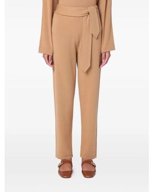 Erika Cavallini Semi Couture Cashmere Pants - Natural