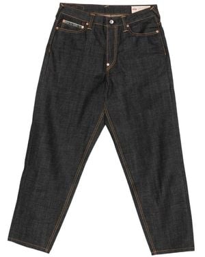 Evisu Vaqueros Con Logo Estampado - Negro
