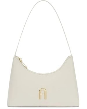 Furla Mini Diamante Shoulder Bag - White