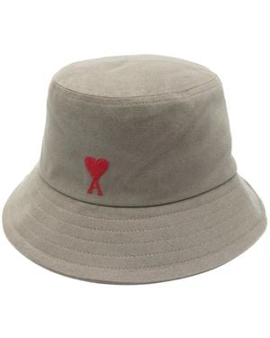 Ami Paris Bucket Hat - Grey