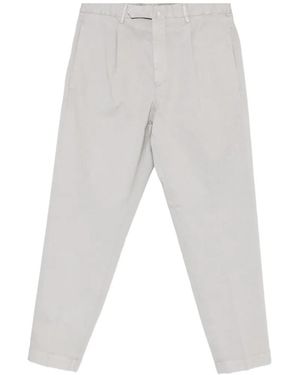 Dell'Oglio Belt-Loops Trousers - White