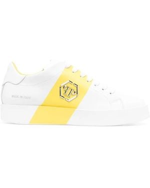 Philipp Plein Hexagon Low-Top Trainers - Yellow