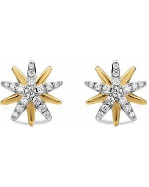 David Yurman Starburst Diamond Earrings - Metallic