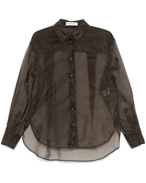 Frankie Shop Peri Hemd - Braun