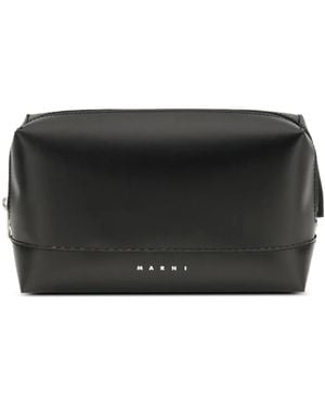 Marni バックル メッセンジャーバッグ - ブラック