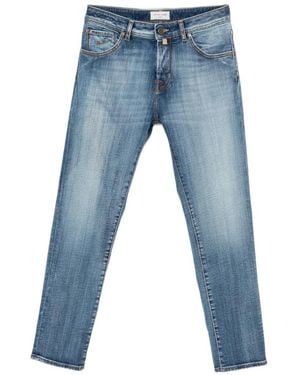 Jacob Cohen Faded-Effect Straight-Leg Jeans - Blue