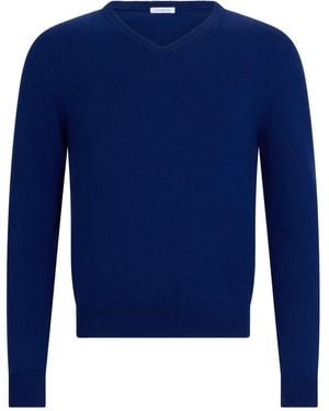 Malo V-Neck Jumper - Blue