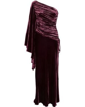 Maria Lucia Hohan Yolanda Maxikleid Aus Samt - Lila