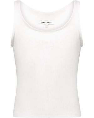 JORDANLUCA Blur Tank Top - White