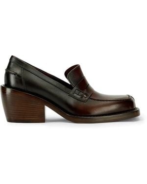 Dries Van Noten Loafer Mit Absatz - Braun