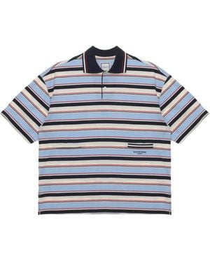 WOOYOUNGMI Gestreiftes Poloshirt - Blau