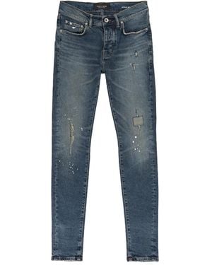 Purple Brand Torn Jeans - Blue