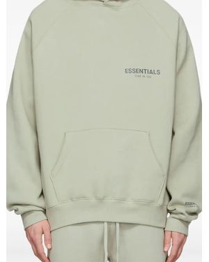 Fear Of God Sudadera con capucha y logo bordado - Verde