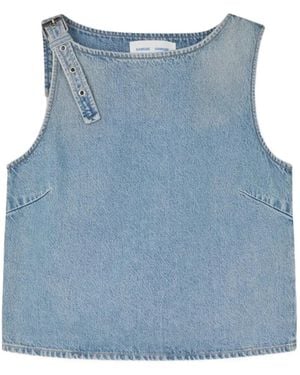 Samsøe & Samsøe Samolly Buckle-Detail Top - Blue