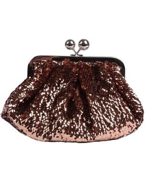 Weekend by Maxmara Sac Porté Épaule Targa À Sequins - Brown