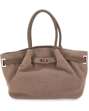 Alexander Smith Brooke Woven-Insert Tote Bag - Brown
