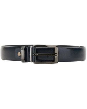 Carlo Pignatelli Leather Belt - White
