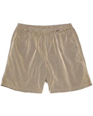 RANRA Elasticated-Waist Shorts - White