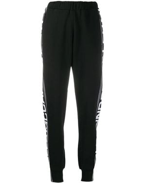 Stella McCartney Logo Stripe Tapered Track Trousers - Black