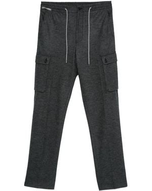 Corneliani チェック パンツ - グレー