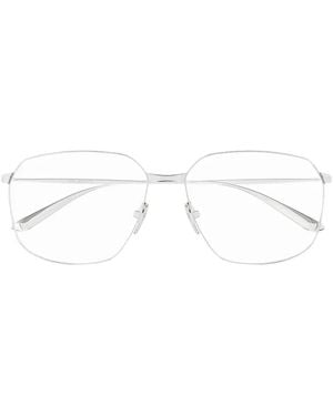 Balenciaga Gafas Everyday Con Montura Geométrica - Blanco