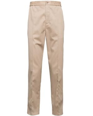 A.P.C. Pressed-Crease Straight Pants - Natural