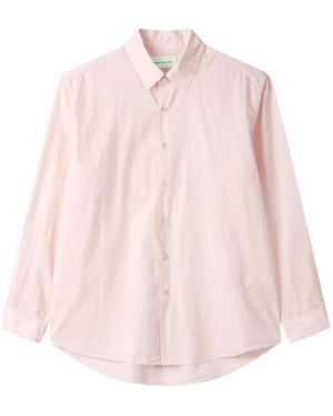 MAN ON THE BOON. Camisa con cuello clásico - Rosa