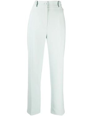 Hebe Studio Pantalones de talle alto - Verde
