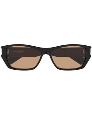 Saint Laurent Sl 928 Rectangle-Frame Sunglasses - Black