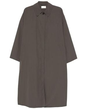 The Row Arwen Single-Breasted Coat - Grey