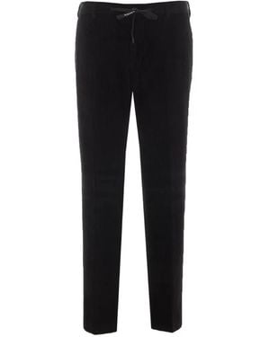 Circolo 1901 Corduroy Drawstring Pants - Black