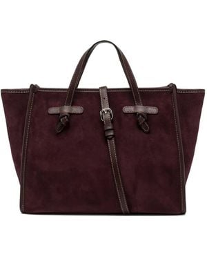 Gianni Chiarini Miss Marcella スエードハンドバッグ - パープル